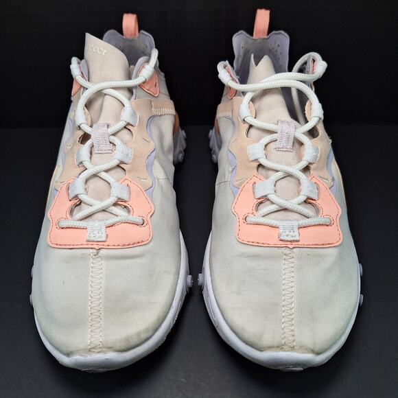 Nike React Element 55 Pale Pink Running Sneakers Shoes BQ2728-601 Women's Size 9 - Picture 5 of 13